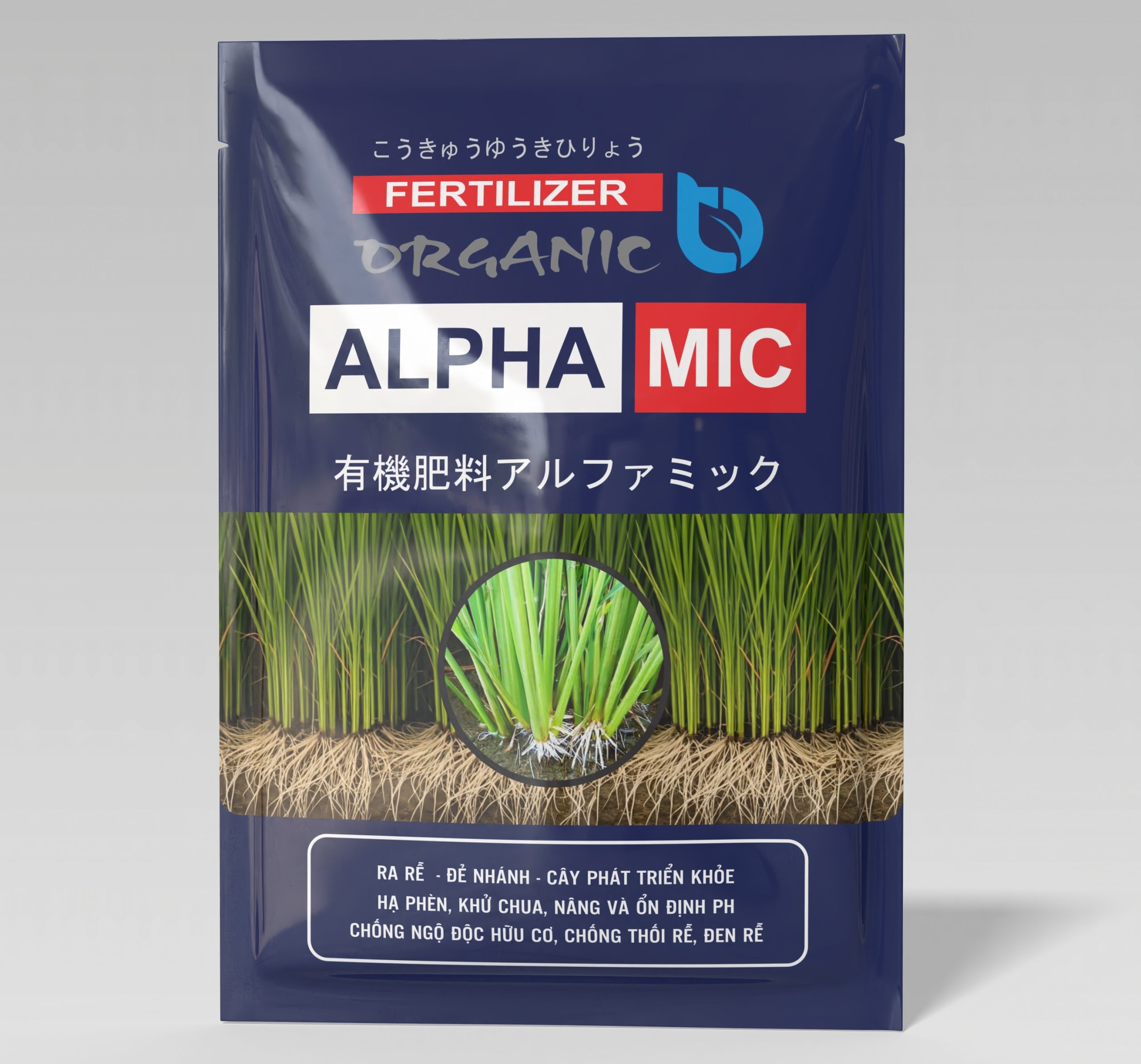 ALPHA MIC – Phân Bón Hữu Cơ Cao Cấp – Ra Rễ Mạnh, Đẻ Nhánh Khỏe, Ổn Định pH Đất ALPHA MIC – Phân Bón Hữu Cơ Cao Cấp – Ra Rễ Mạnh, Đẻ Nhánh Khỏe, Ổn Định pH Đất
